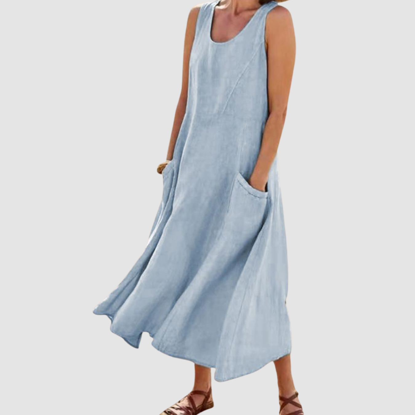 Novea | Vestido largo de verano sin mangas