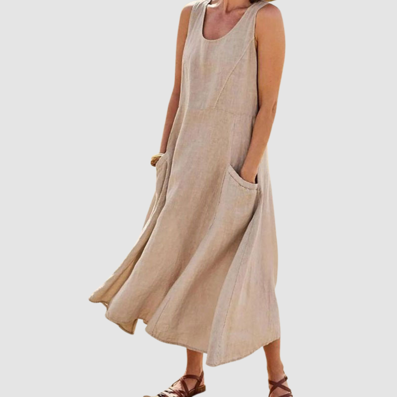 Novea | Vestido largo de verano sin mangas