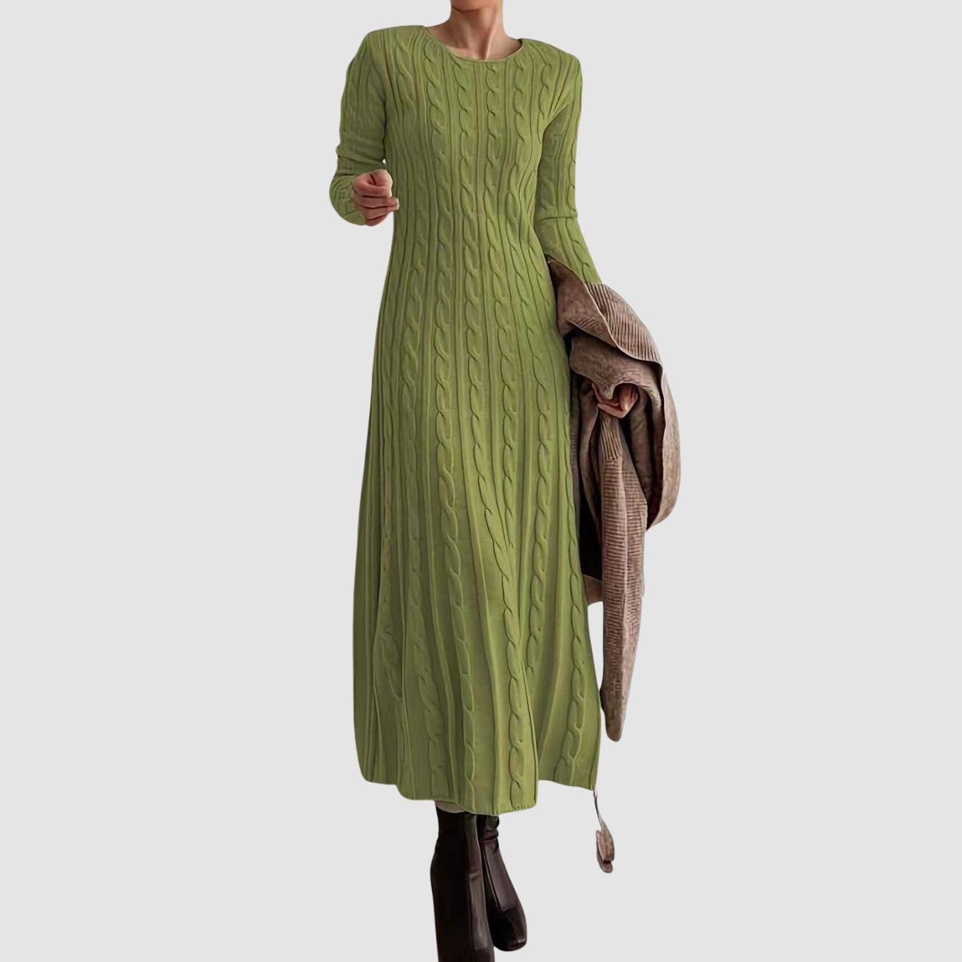 Novea | Vestido de punto trenzado