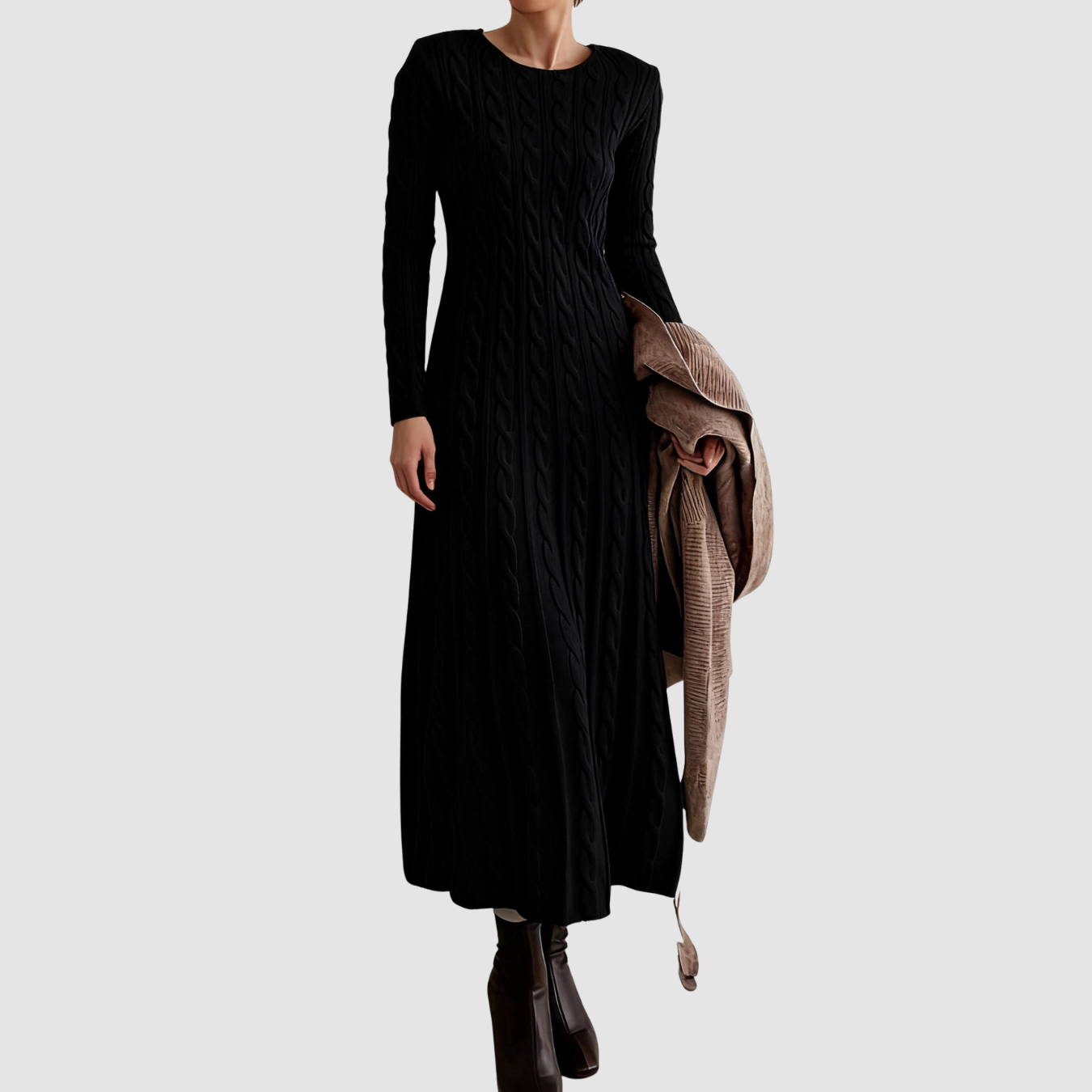 Novea | Vestido de punto trenzado
