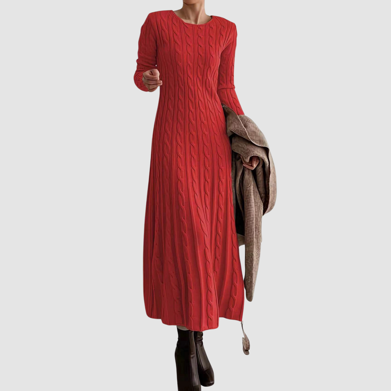 Novea | Vestido de punto trenzado