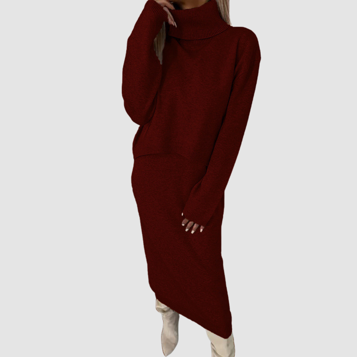 Mira | Conjunto de punto elegante de dos piezas