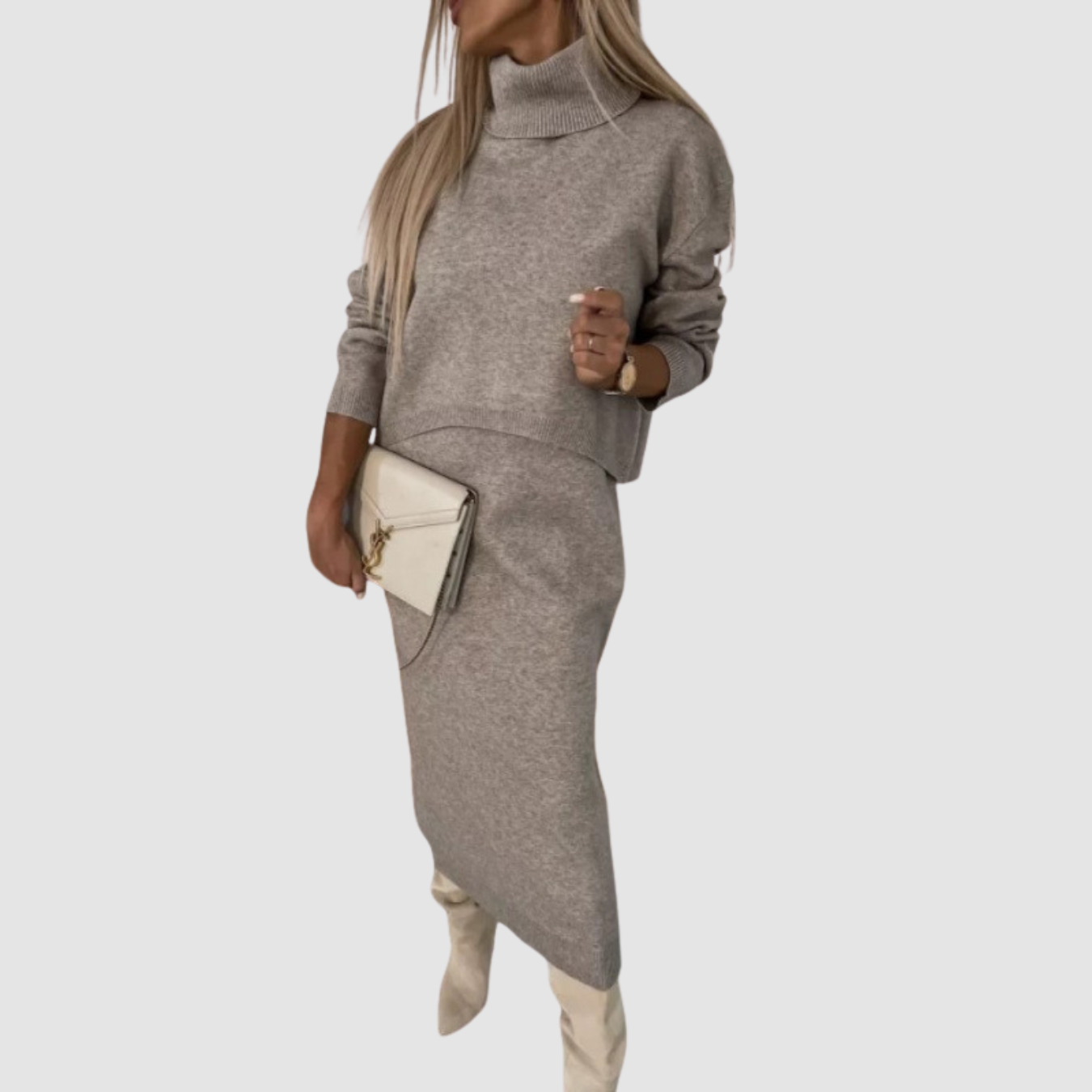 Mira | Conjunto de punto elegante de dos piezas