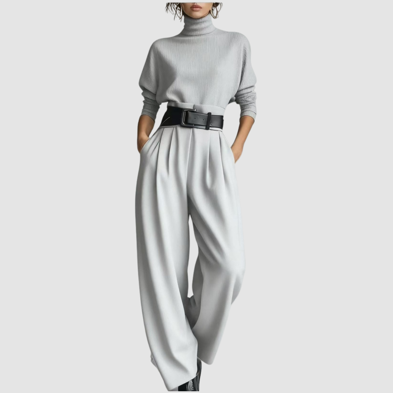 Mira | Pantalón de traje de talle alto
