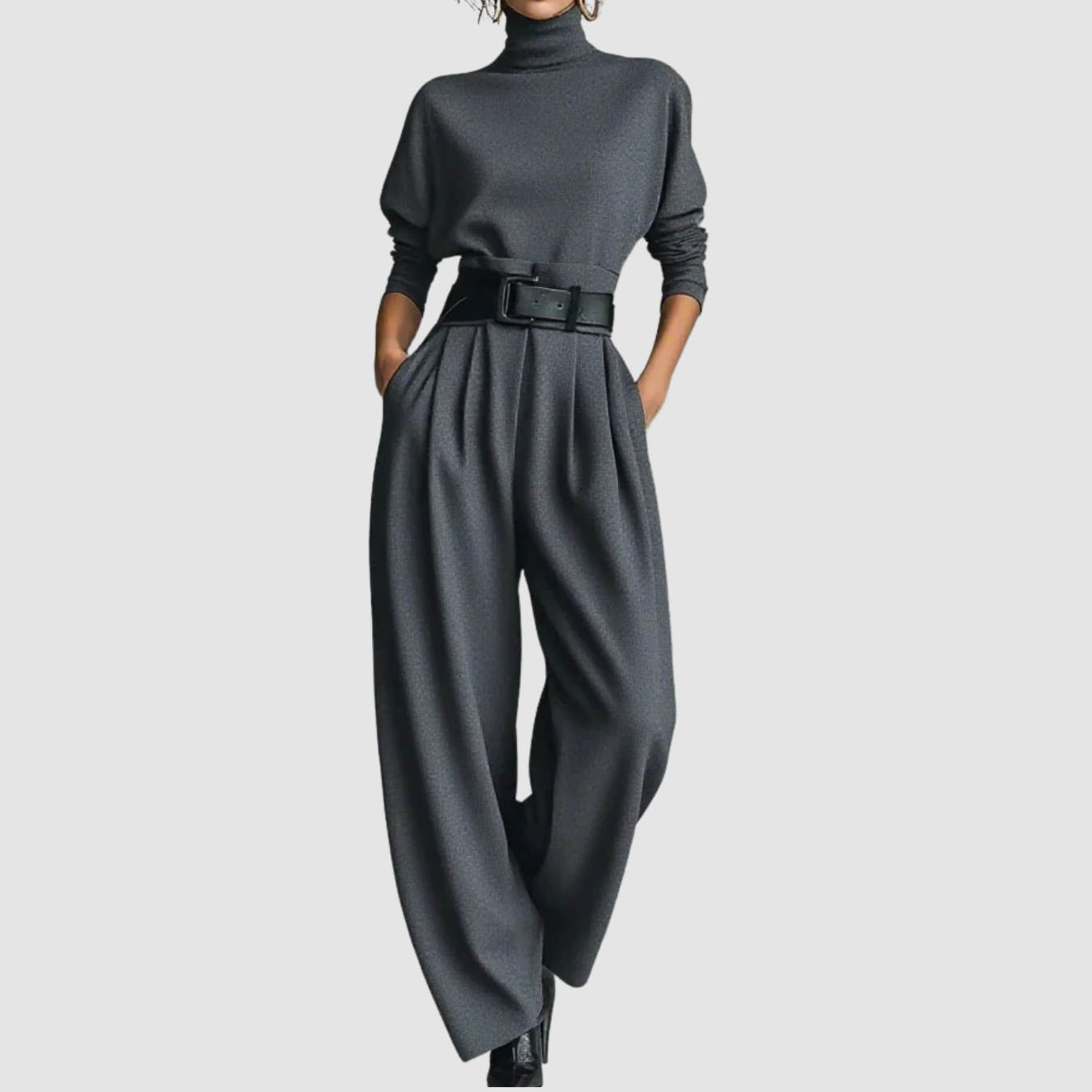 Mira | Pantalón de traje de talle alto