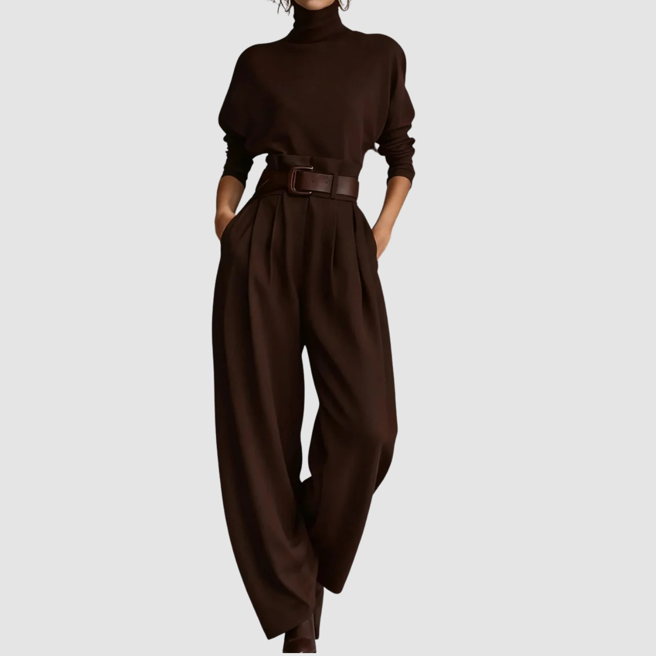 Mira | Pantalón de traje de talle alto