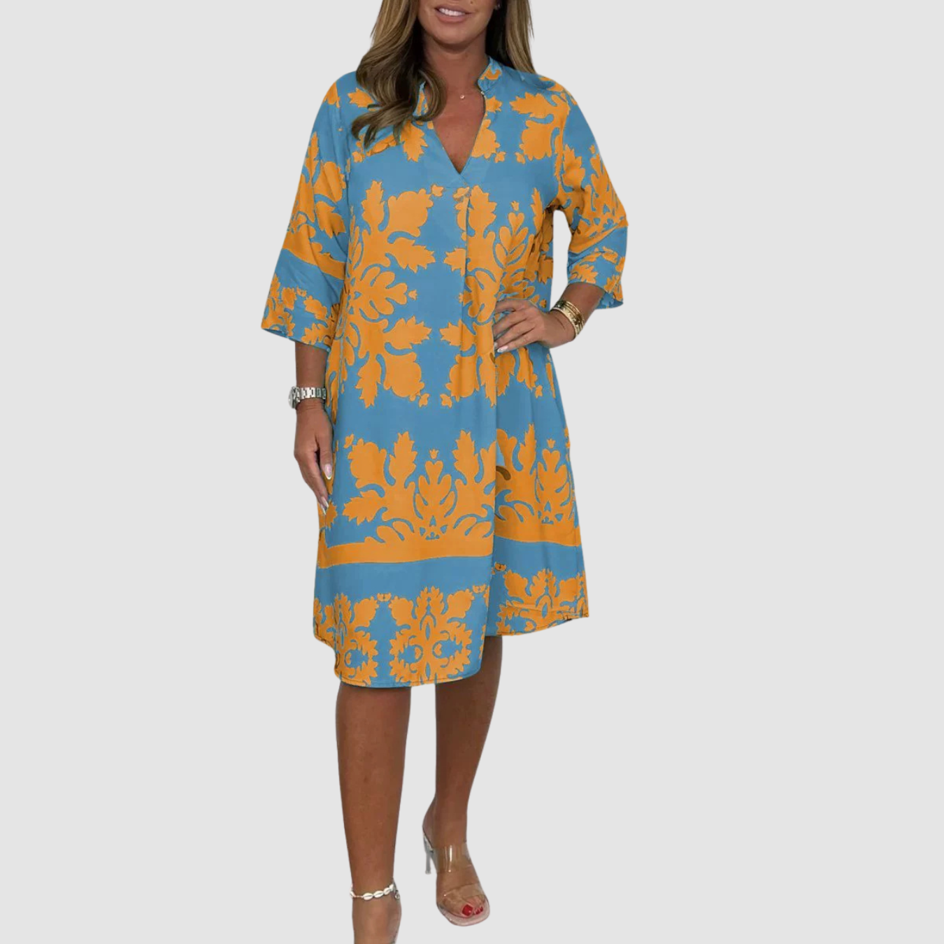 Siera | Vestido con cuello en V