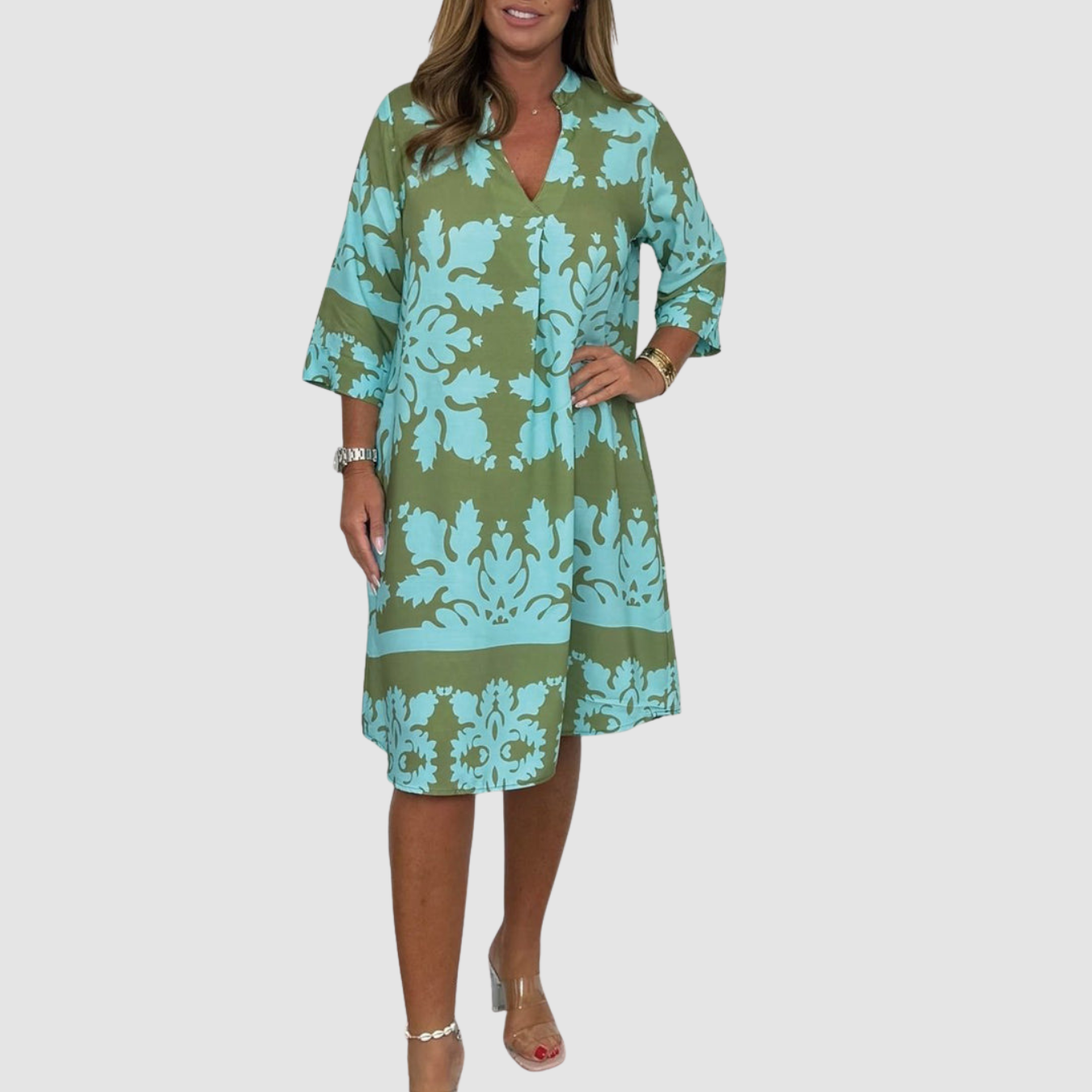 Siera | Vestido con cuello en V