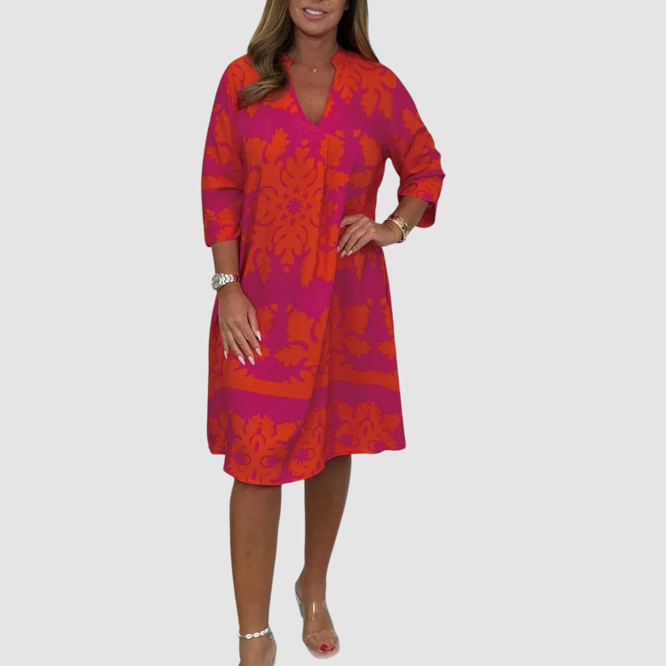 Siera | Vestido con cuello en V