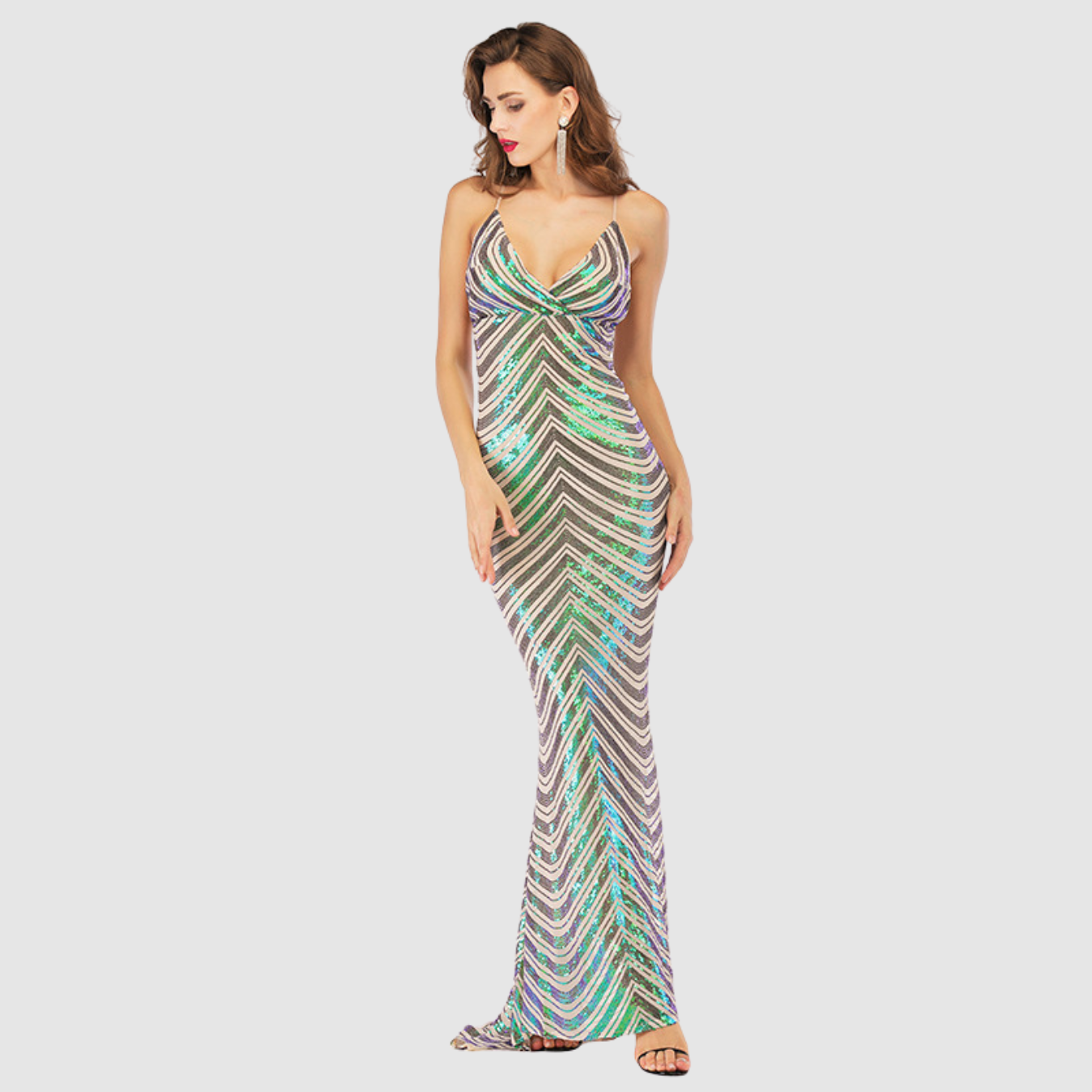 Novea | Vestido halter con tirantes