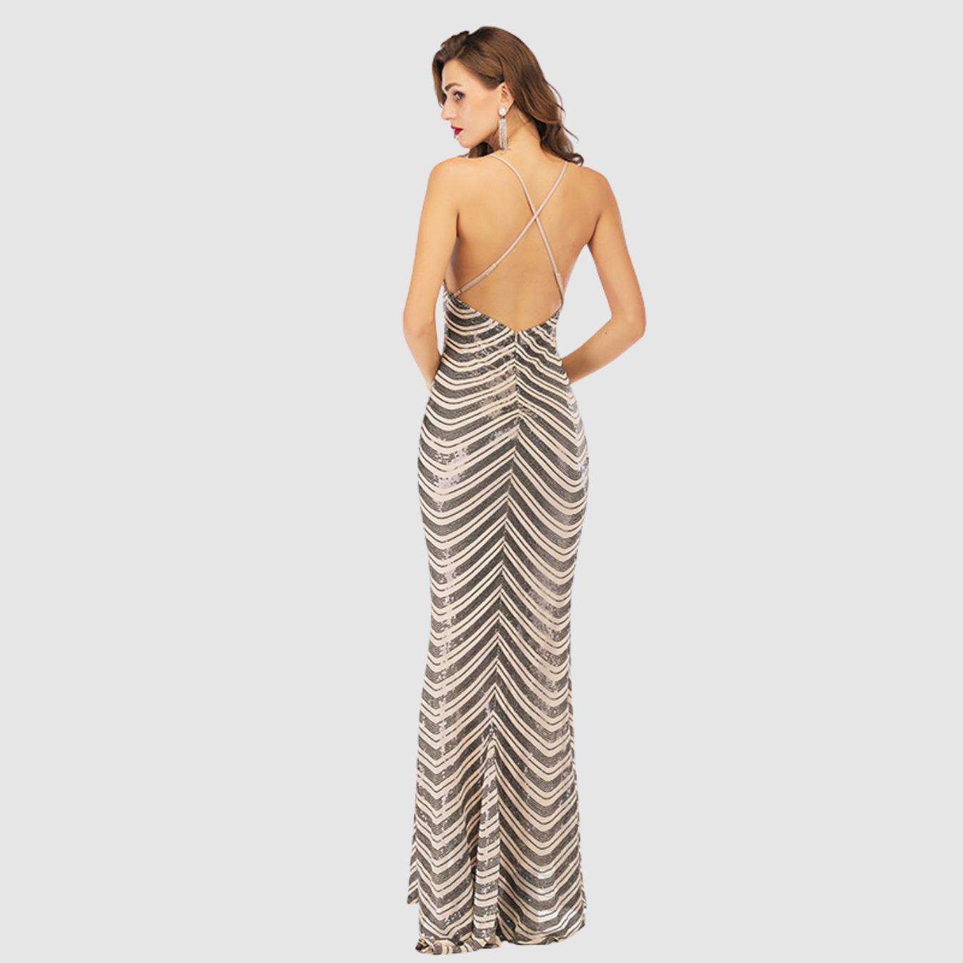 Novea | Vestido halter con tirantes