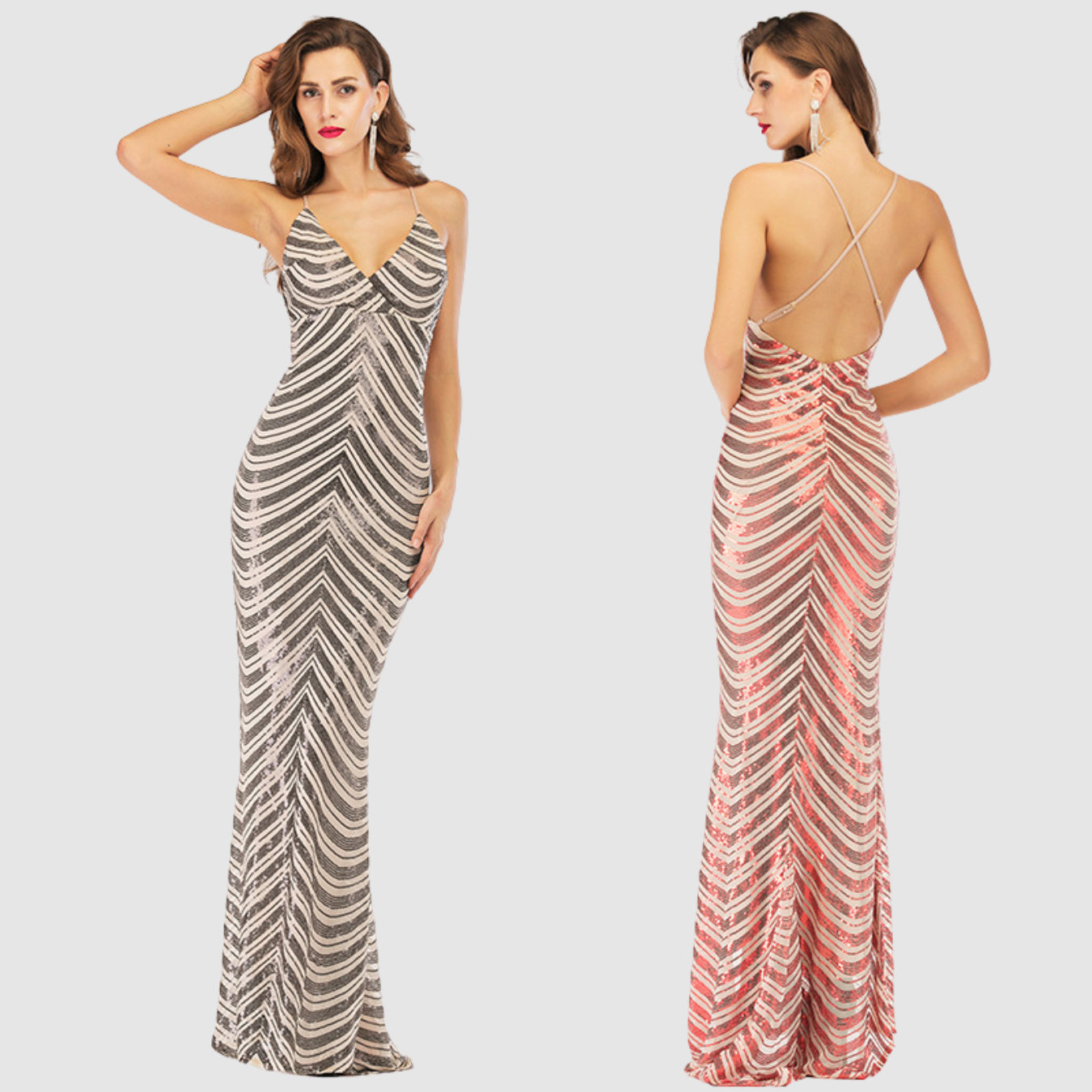 Novea | Vestido halter con tirantes
