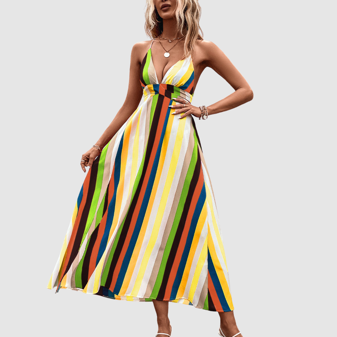 Novea | Vestido de verano arcoíris