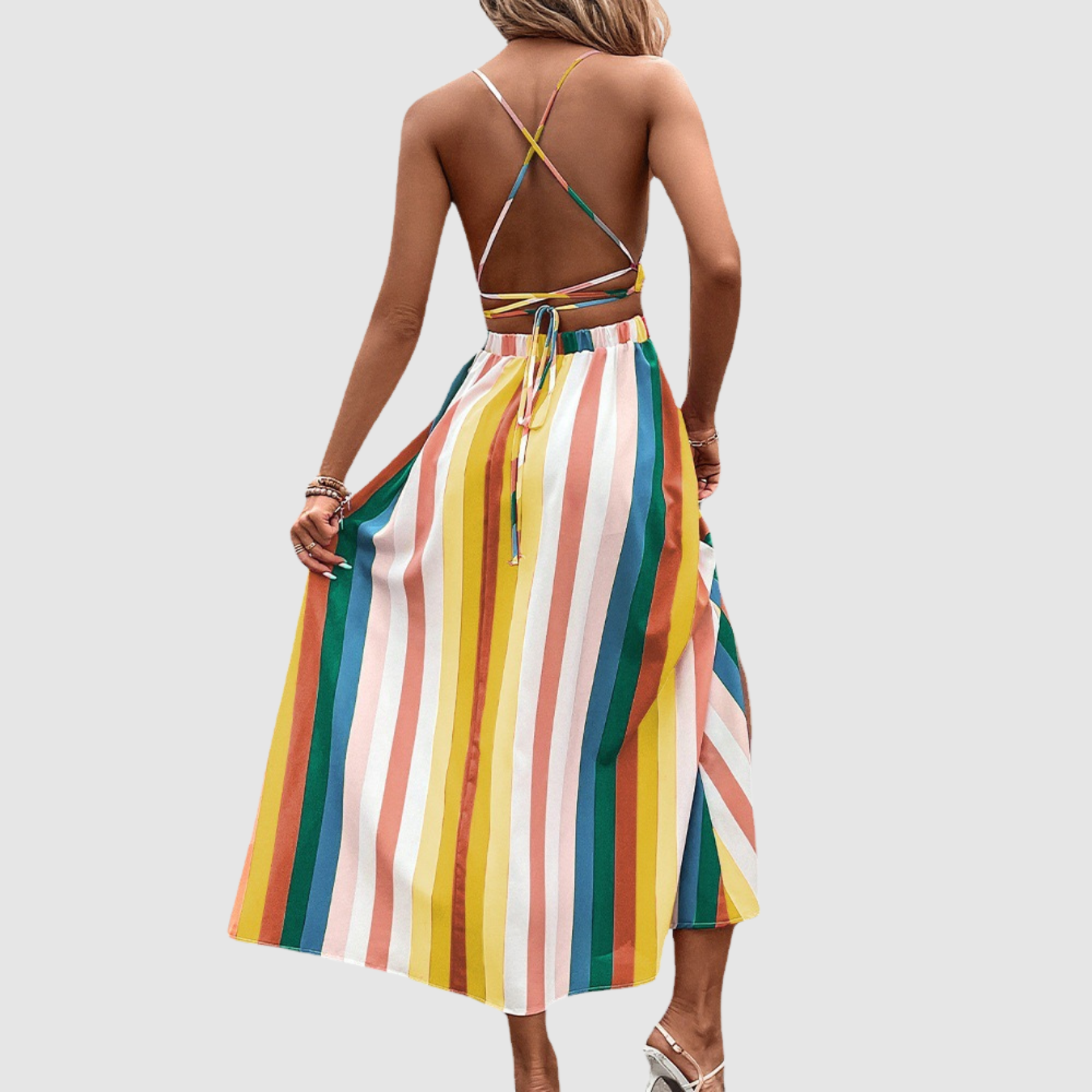 Novea | Vestido de verano arcoíris