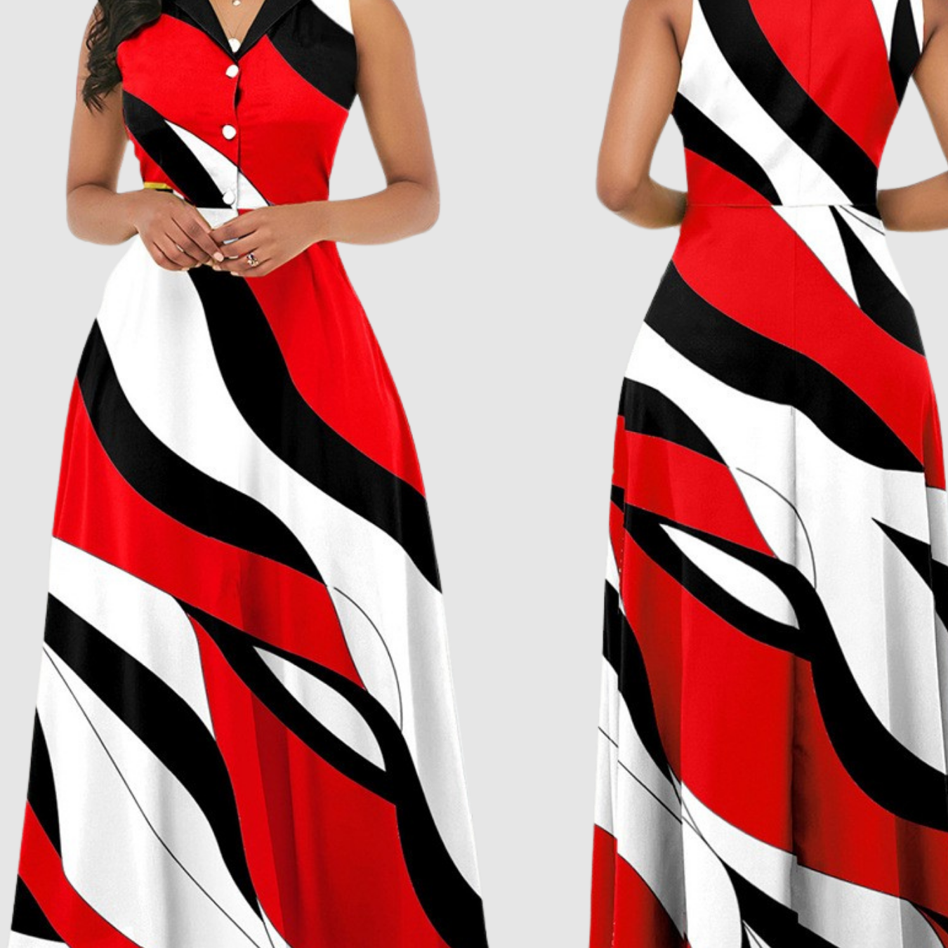 Novea | Vestido largo sin mangas