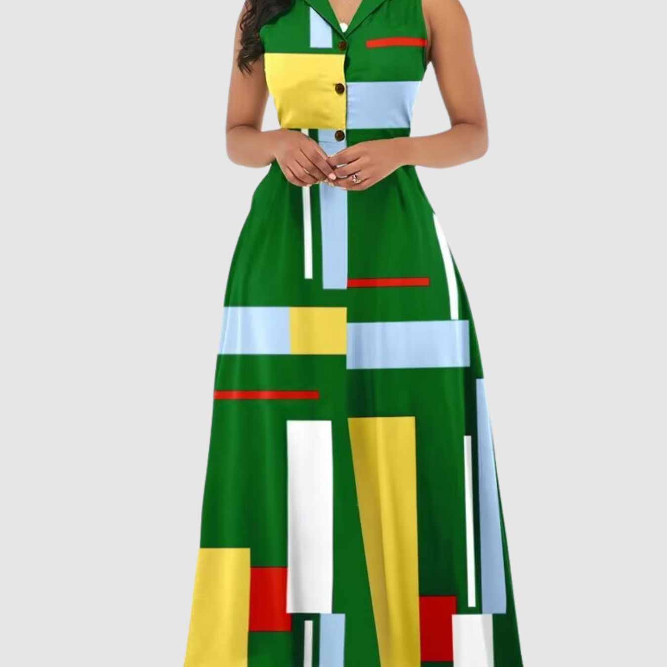 Novea | Vestido largo sin mangas