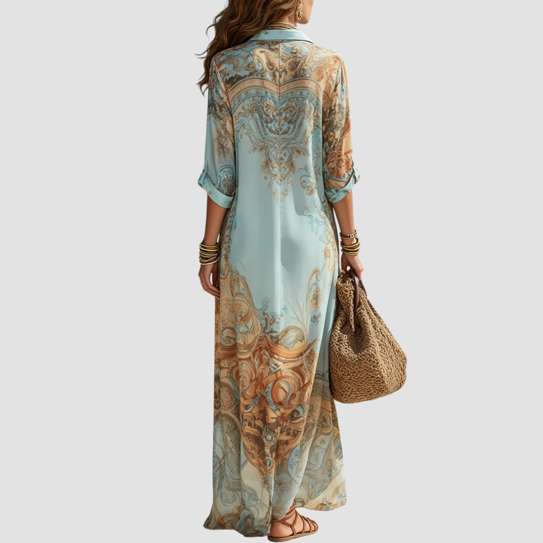 Serena | Vestido blusa mediterráneo