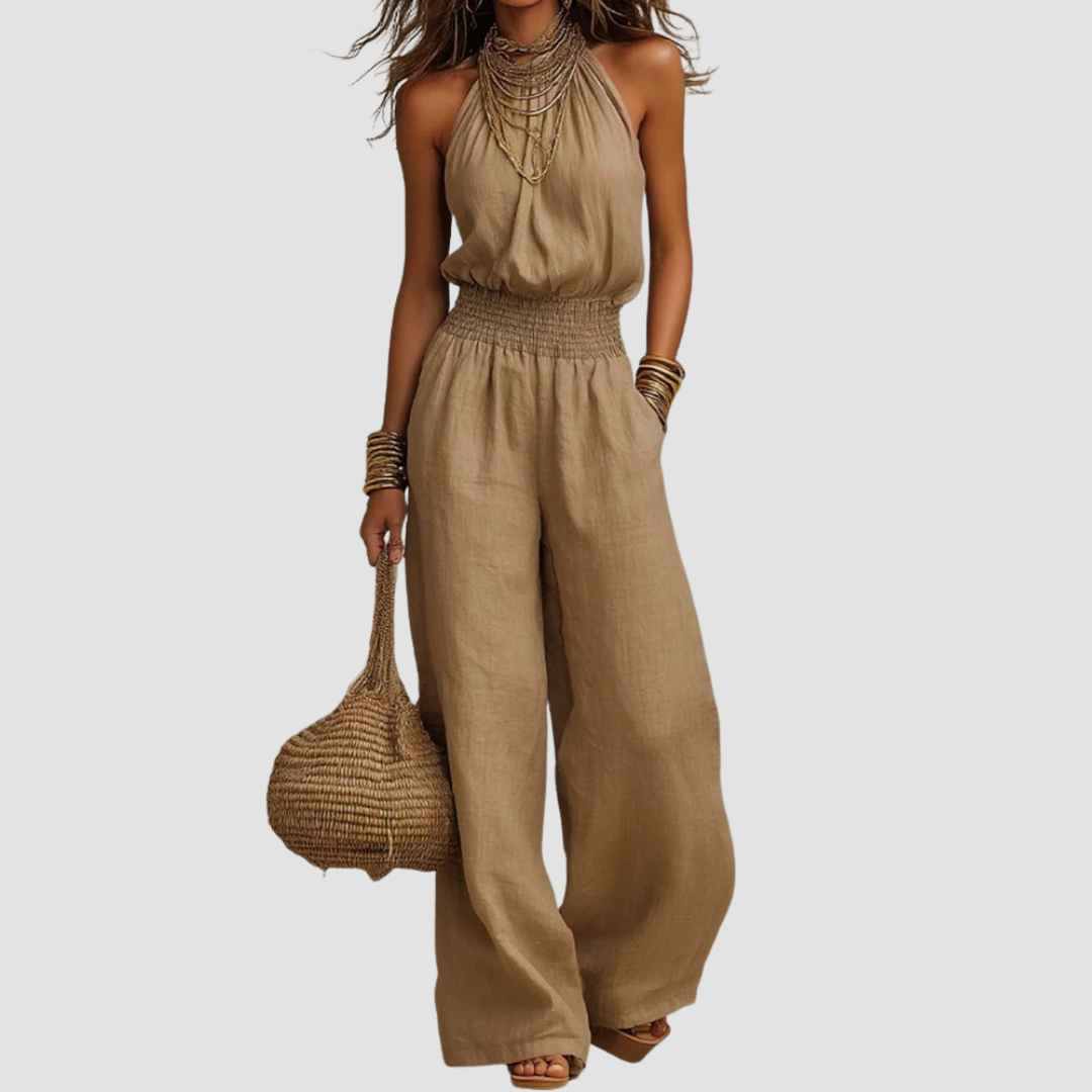 Valeria | Mono elegante con cuello halter