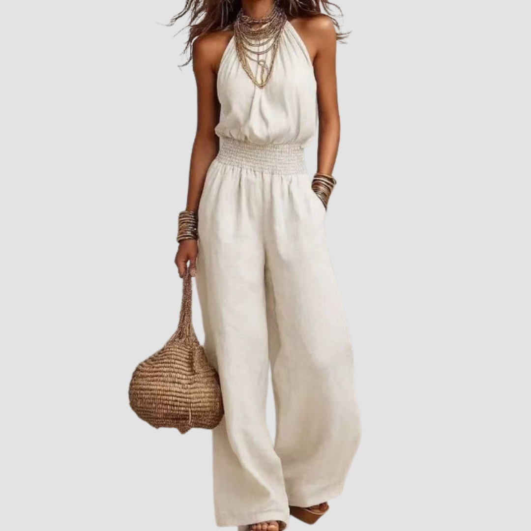 Valeria | Mono elegante con cuello halter