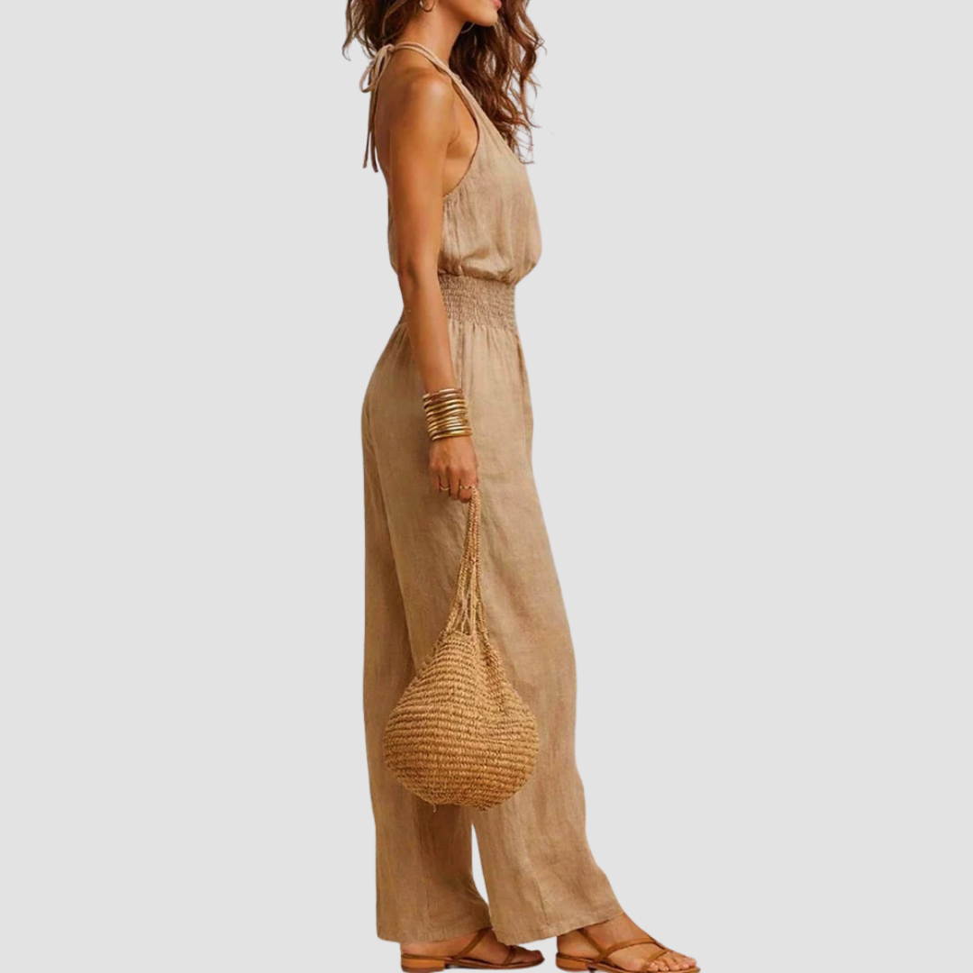 Valeria | Mono elegante con cuello halter
