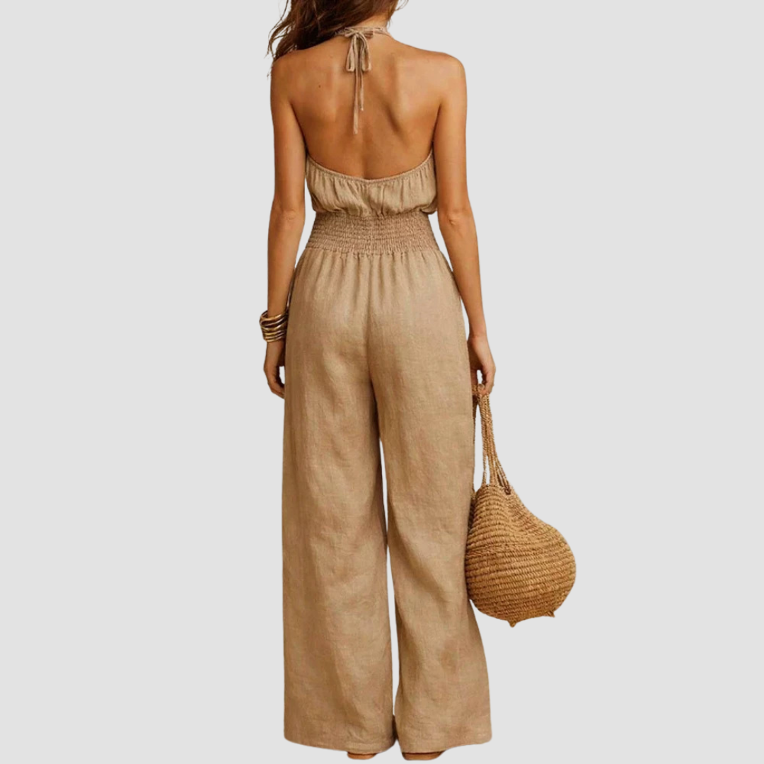Valeria | Mono elegante con cuello halter