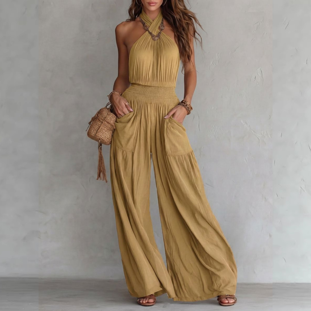 Bianca | Mono con elegante escote cruzado