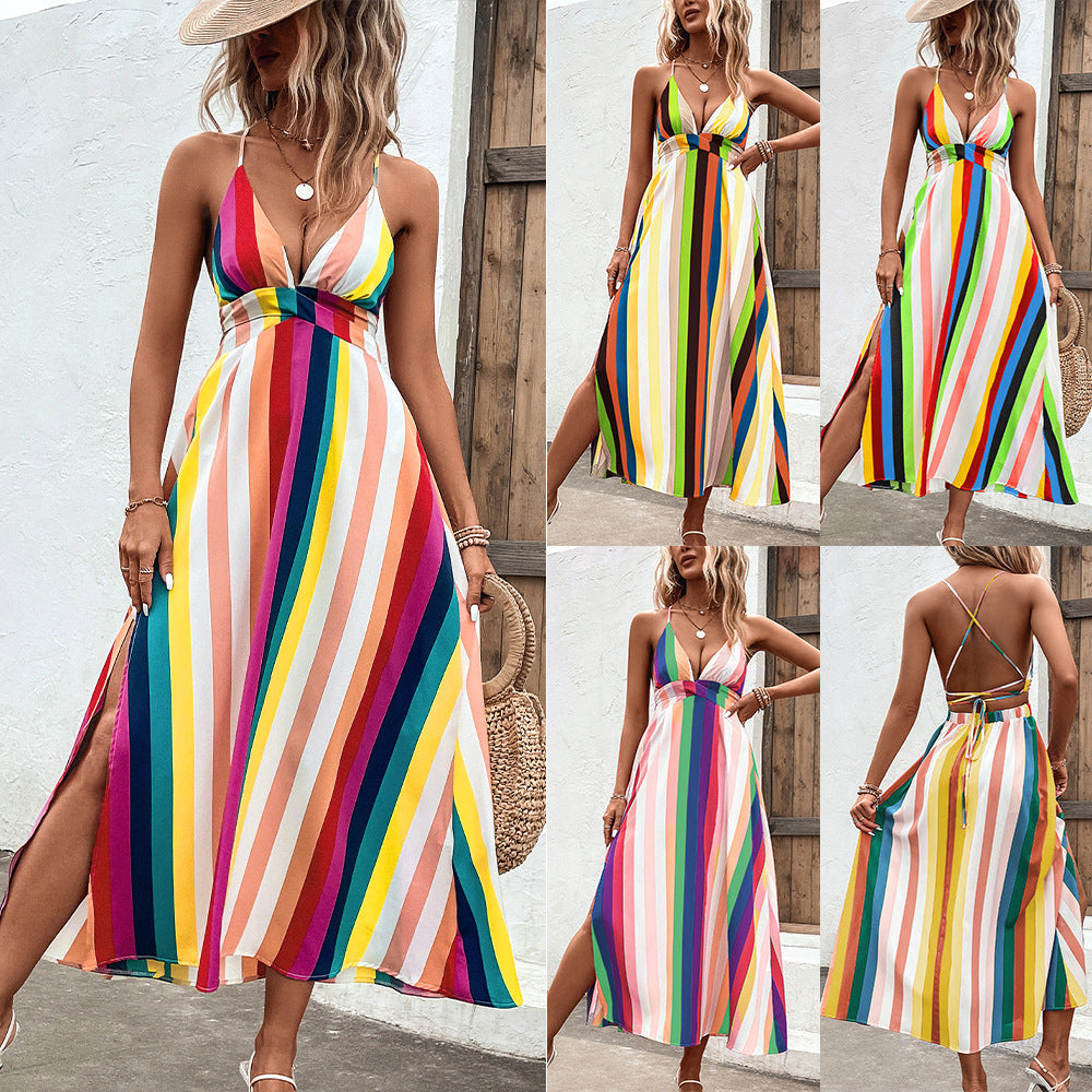 Novea | Vestido de verano arcoíris