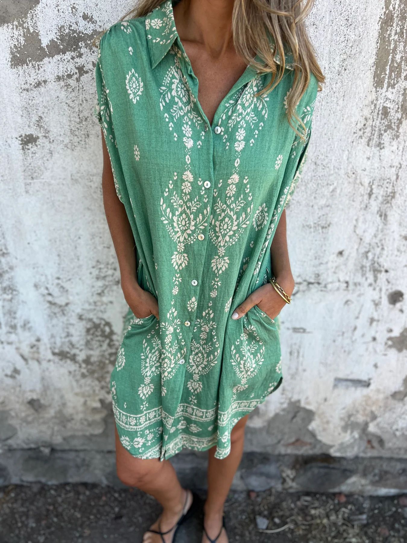Siera | Vestido sin mangas para playa