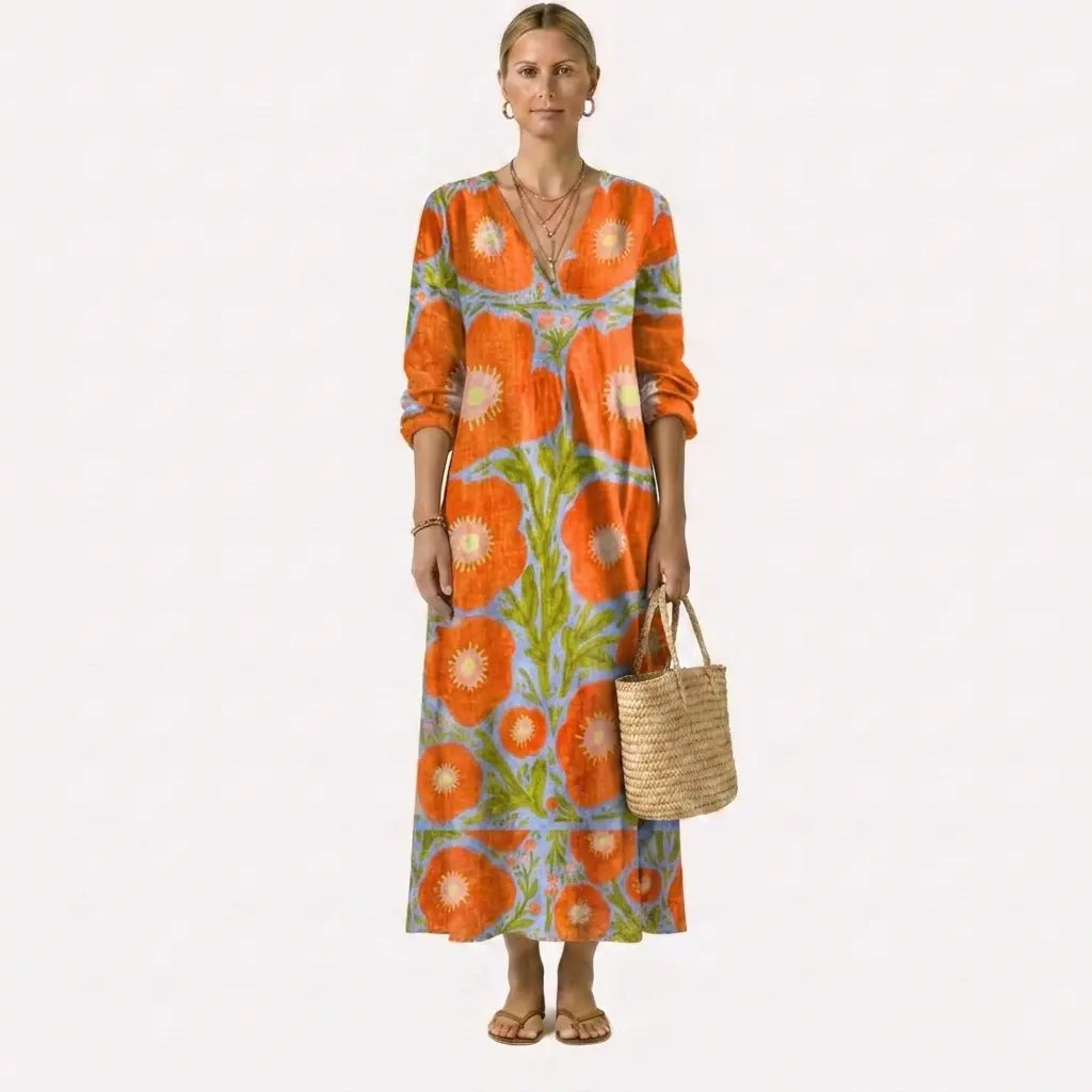 Alba™ | Vestido Floral Encantador Adriana Valera