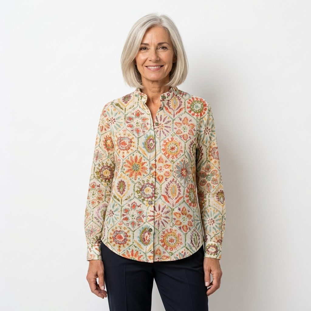 Rosalía | Blusa floral estilo bohemio