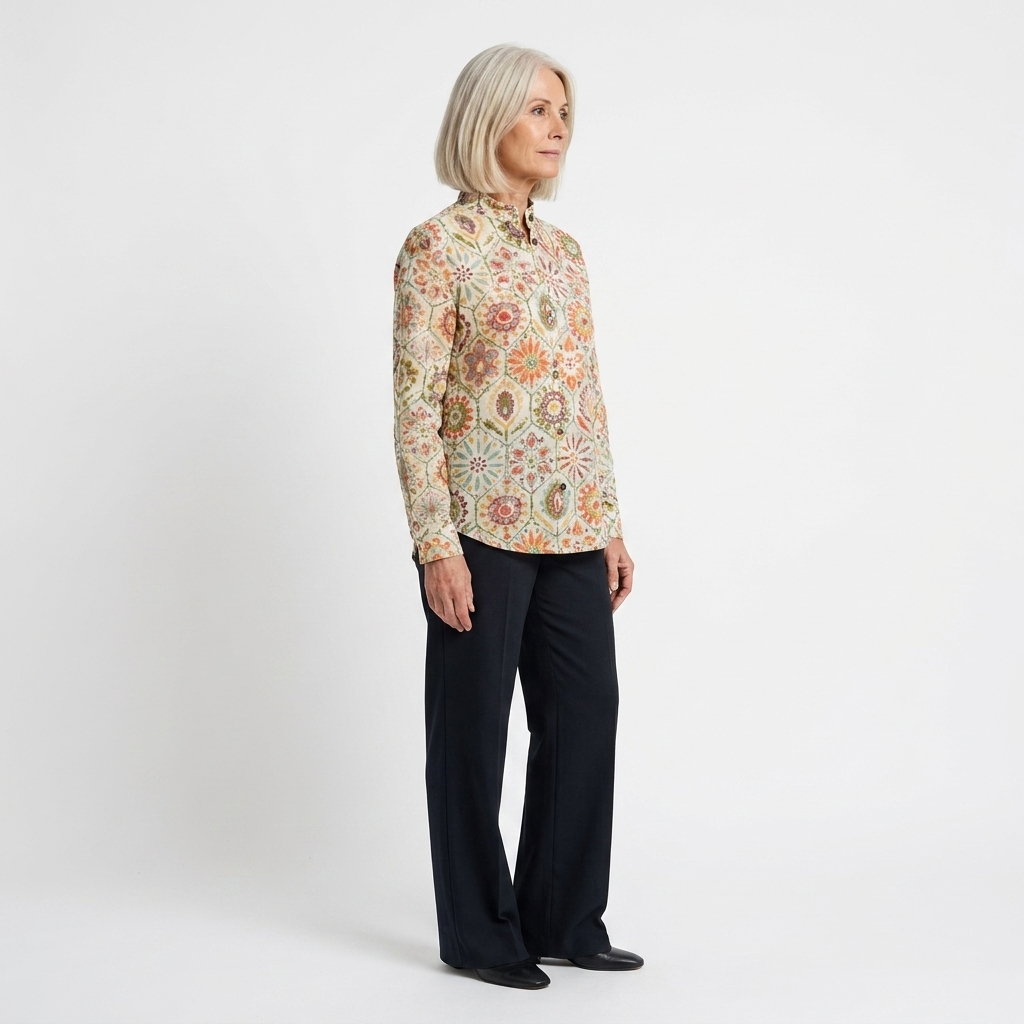 Rosalía | Blusa floral estilo bohemio