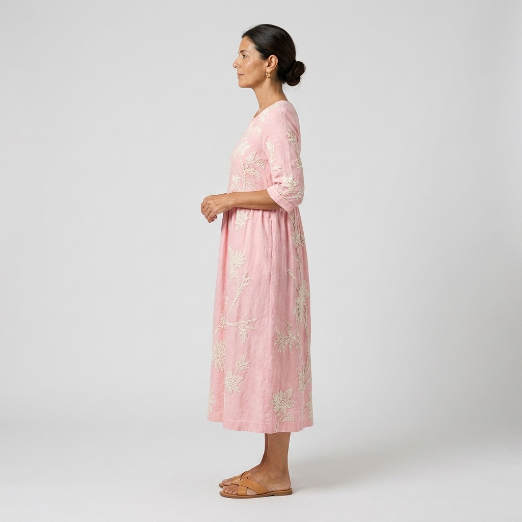 Rosalía | Vestido bordado floral