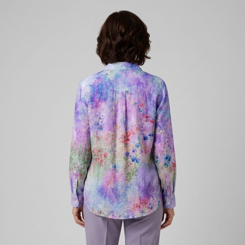 Violeta | Blusa floral lavanda
