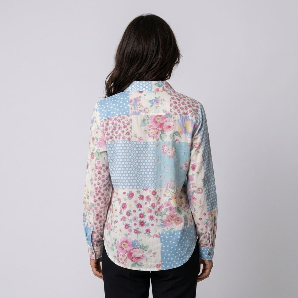 Aurora | Blusa abstracta rosa