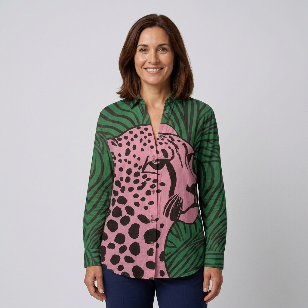Isabela | Blusa artística estampada