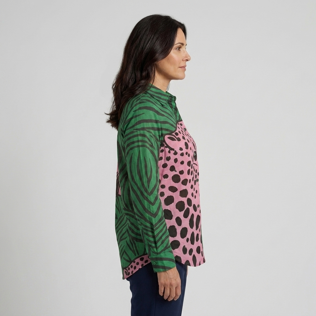 Isabela | Blusa artística estampada