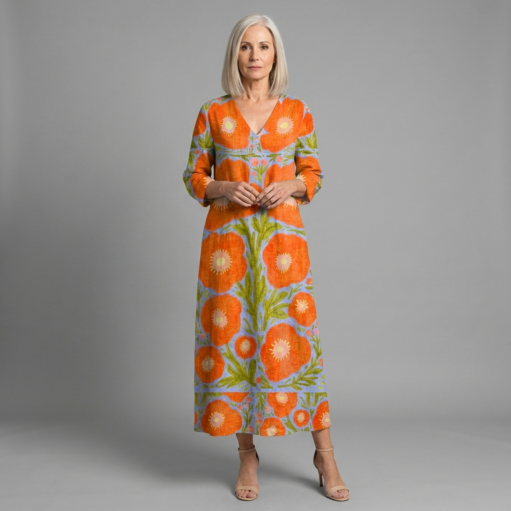 Ana | Vestido floral encantador multicolor