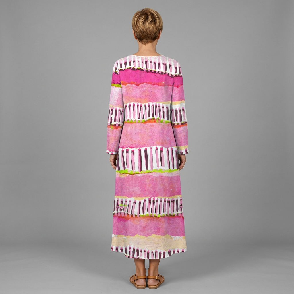 Sofía | Vestido clásico cómodo multicolor