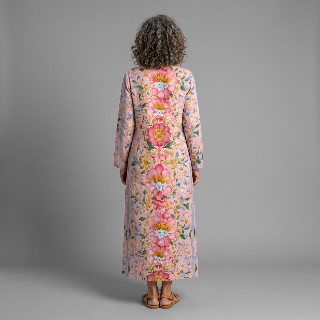 Lucía | Vestido grácil de diario multicolor