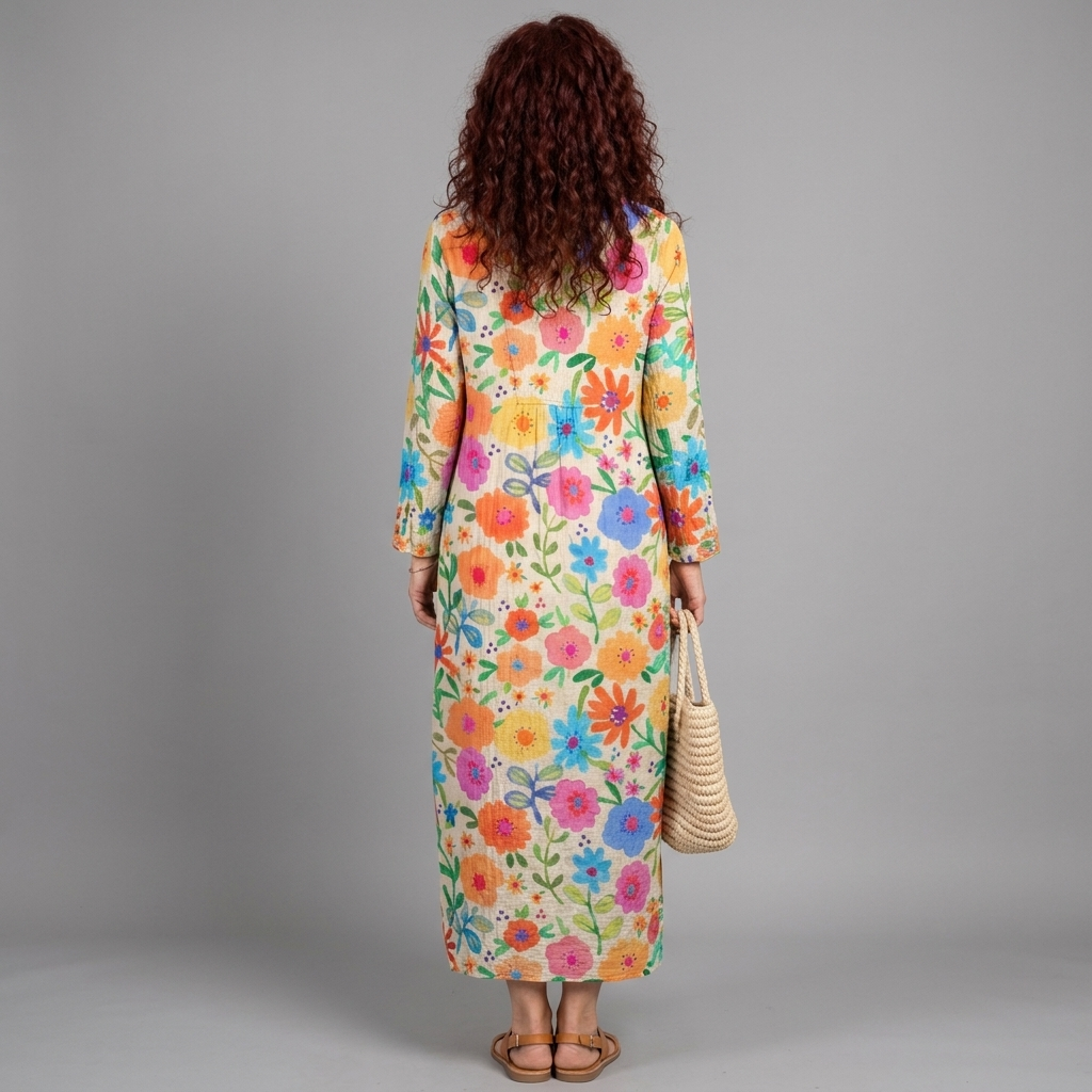 Adriana | Vestido floral cómodo para diario