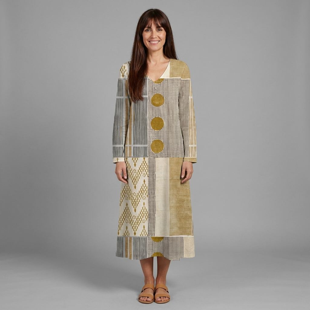 Laura | Vestido bohemio multicolor
