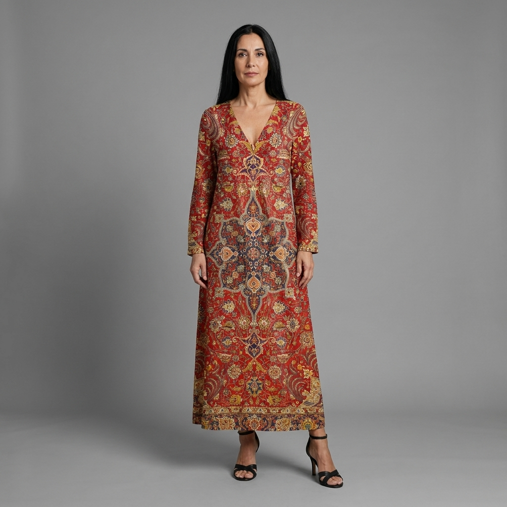 Patricia | Vestido rojo, cómodo y elegante
