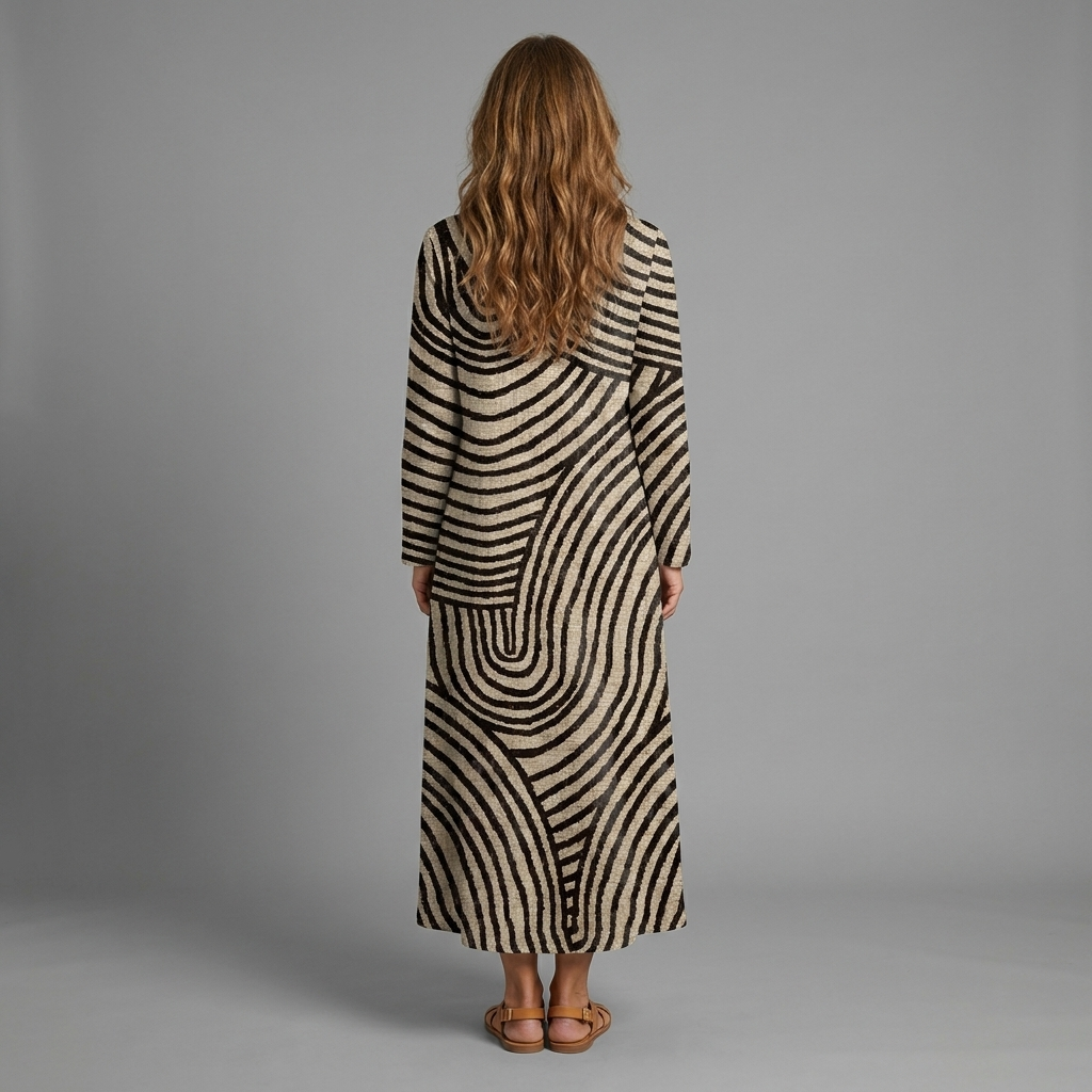Raquel | Vestido vintage atemporal multicolor