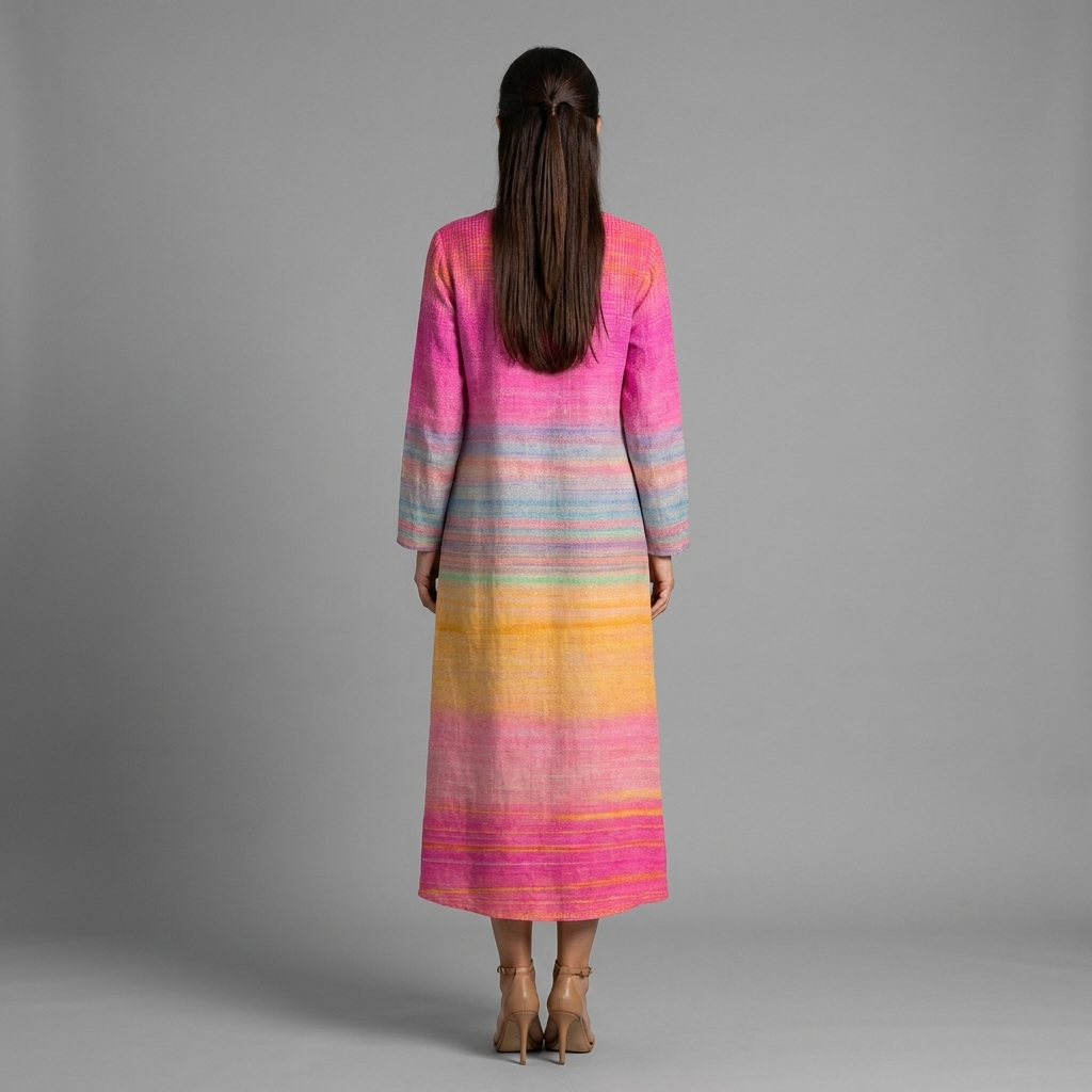 Inés | Vestido de fiesta jardín multicolor