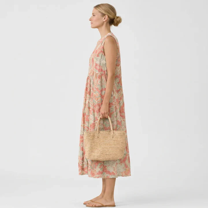 Lara | Vestido midi con estampado floral