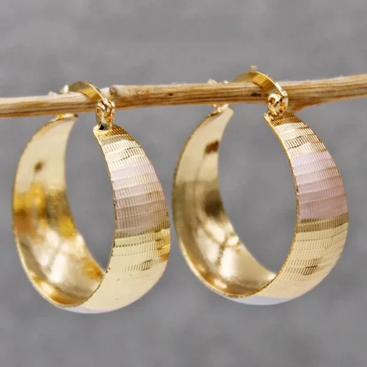 Pendientes Oro Lujo Refinado
