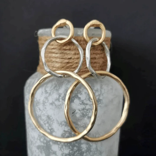 Pendientes Vintage Oro y Plata